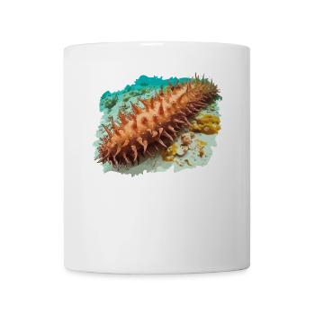 Sea Cucumber Seegurken Seegurke - Tasse - Weiß - Vorne