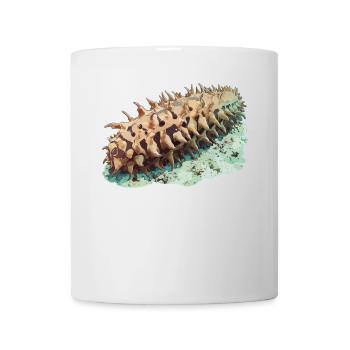 Sea Cucumber Seegurken Seegurke - Tasse - Weiß - Vorne