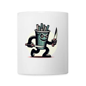 Scary Psycho Drinking Cup Drinks - Mug - white - Front