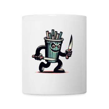 Scary Psycho Drinking Cup Drinks - Mug - white - Front
