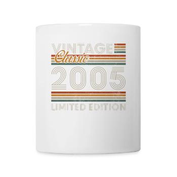 2005 Vintage Retro Birthday Gift - Mug - white - Front