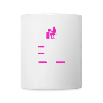 Be nice or I'll send you to a meeting - Mug - white - Front