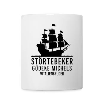 Störtebeker Gödeke Michels Victual Brothers - Mug - white - Front