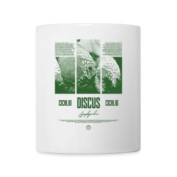 Diskusfisch Buntbarsch Aquarium Fischhalter - Tasse - Weiß - Vorne