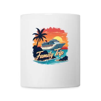 Chemise Croisière Famille Découvrez le - Mug blanc - blanc - Devant