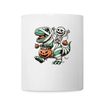 Feiern Sie Die Prähistorische Wendung In Hallowee - Tasse - Weiß - Vorne