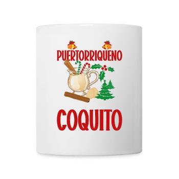 Frohe Weihnachten Si Soy Puertorriqueño Por - Tasse - Weiß - Vorne
