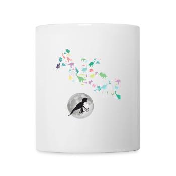 ANTON - Beautiful boy name with dinosaur - Mug - white - Front