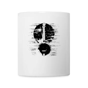Graphiques Banjo - Mug blanc - blanc - Devant
