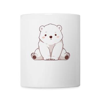 Polar Bear Eisbären Eisbär - Tasse - Weiß - Vorne