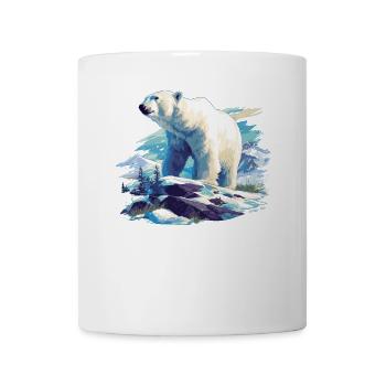 Polar Bear Eisbären Eisbär - Tasse - Weiß - Vorne