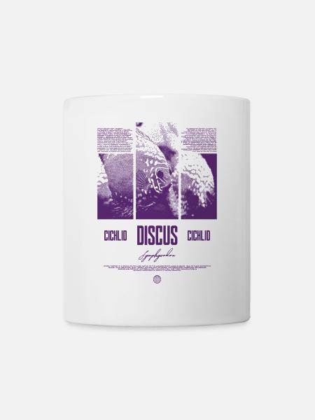 Discus Cichlidé Aquarium Fish Keeper - Mug blanc - blanc