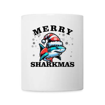 Merry Sharkmas - Noël - Mug blanc - blanc - Devant