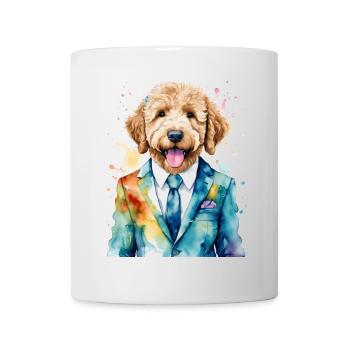 Goldendoodle Costume Chien Animal Design Imprimer - Mug blanc - blanc - Devant