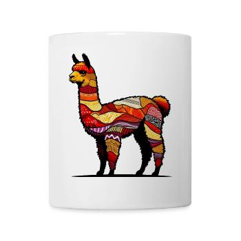 Alpaka - Tasse - Weiß - Vorne