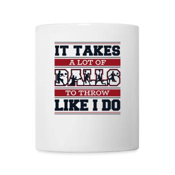 It Takes A Lot Of Balls Prisonball Team Game - Mug - white - Front