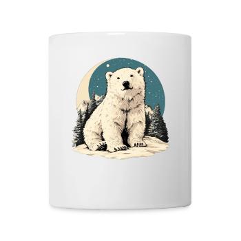 Polar Bear Eisbären Eisbär - Tasse - Weiß - Vorne