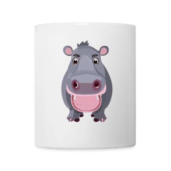 Hippopotame - Mug blanc - blanc - Devant