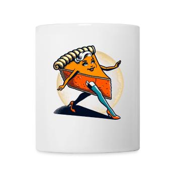 Citrouille Pie Ghoul Délicieux Design d’Halloween - Mug blanc - blanc - Devant