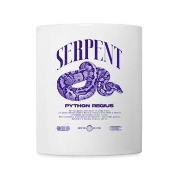 Ball Python Moderne Reptilienwärter Streetwear - Tasse - Weiß - Vorne