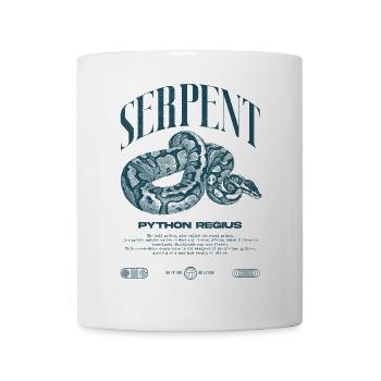 Ball Python Modern Reptile Keeper Streetwear - Mug - white - Front