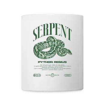 Ball Python Moderne Reptilienwärter Streetwear - Tasse - Weiß - Vorne