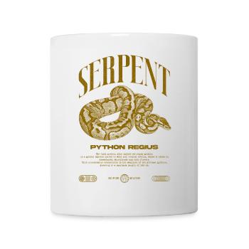 Ball Python Moderne Reptilienwärter Streetwear - Tasse - Weiß - Vorne