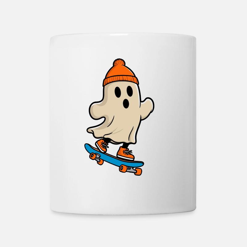 Planche à roulettes Spooky Party Skateurs - Mug blanc - blanc