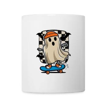 Skateboarding Skateboarder Ghost Halloween - Mug - white - Front