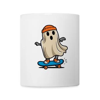 Skateboarding Funny Halloween Skateboarder - Mug - white - Front
