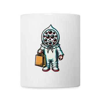 Gespenstische Party Trick Or Treat - Tasse - Weiß - Vorne