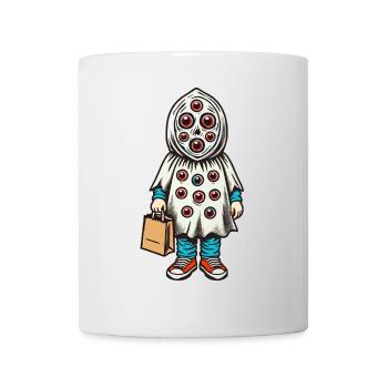 Gespenstische Party Lustiges Halloween Streetwear - Tasse - Weiß - Vorne