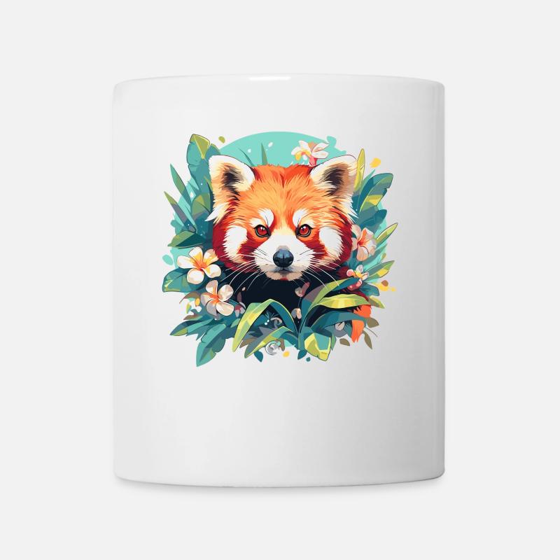 Panda roux Petits pandas Petit panda roux - Mug blanc - blanc