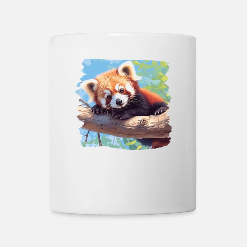 Red Panda Kleine Pandas Kleiner Roter Panda - Tasse - Weiß