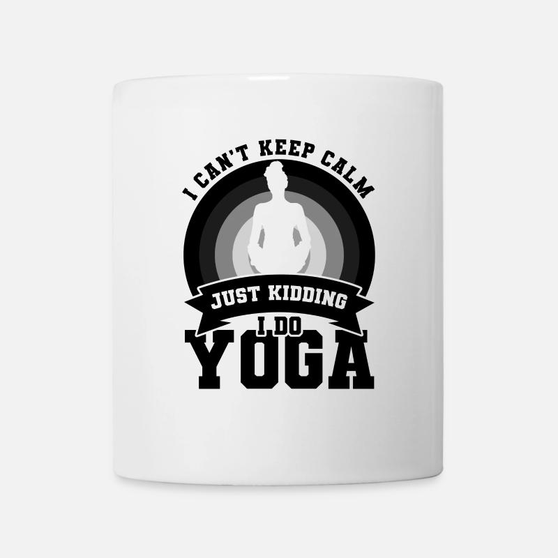 Je fais du yoga - Mug blanc - blanc