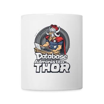 Viking Databaseadministra-thor Nerdy - Tasse - Weiß - Vorne