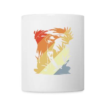 Vintage Golfspieler - Tasse - Weiß - Vorne