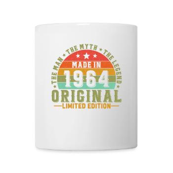Vinatge 1964 Geburtstagsgeschenk - Tasse - Weiß - Vorne