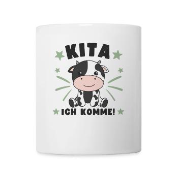Kita Ich Komme Kitakind Kuh - Tasse - Weiß - Vorne