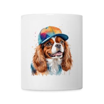 Cavalier King Charles Spaniel Snapback Cap Dog - Mug - white - Front