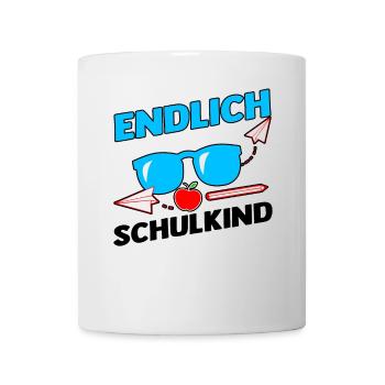 Jeunes quittant les garderies pour la rentrée scolaire Inscription des enfants à l’école - Mug blanc - blanc - Devant