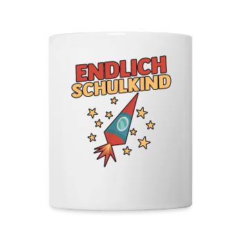 Jeunes quittant les garderies pour la rentrée scolaire Inscription des enfants à l’école - Mug blanc - blanc - Devant