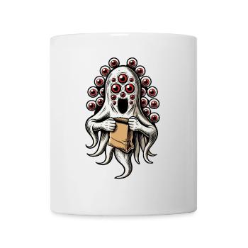 Gespenstische Party Lustiges Halloween Streetwear - Tasse - Weiß - Vorne
