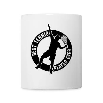 Best Tennis Player ever - Tennis Player - Tasse - Weiß - Vorne