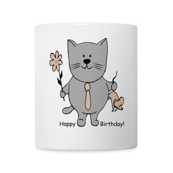 Happy Birthday - Mug - white - Front