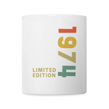 1974 Vintage Retro Geburtstagsgeschenk - Tasse - Weiß - Vorne