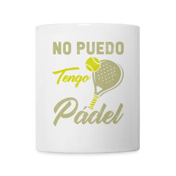 Ich kann keine Padel-Padel-Athleten haben - Tasse - Weiß - Vorne