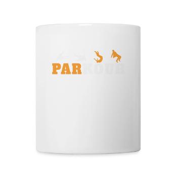 Parkour Junkie Retro Freerun Sport - Tasse - Weiß - Vorne