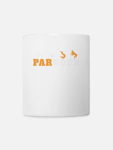 Parkour Junkie Retro Freerun Sport - Mug blanc - blanc