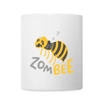 Zombie Biene Halloween - Tasse - Weiß - Vorne